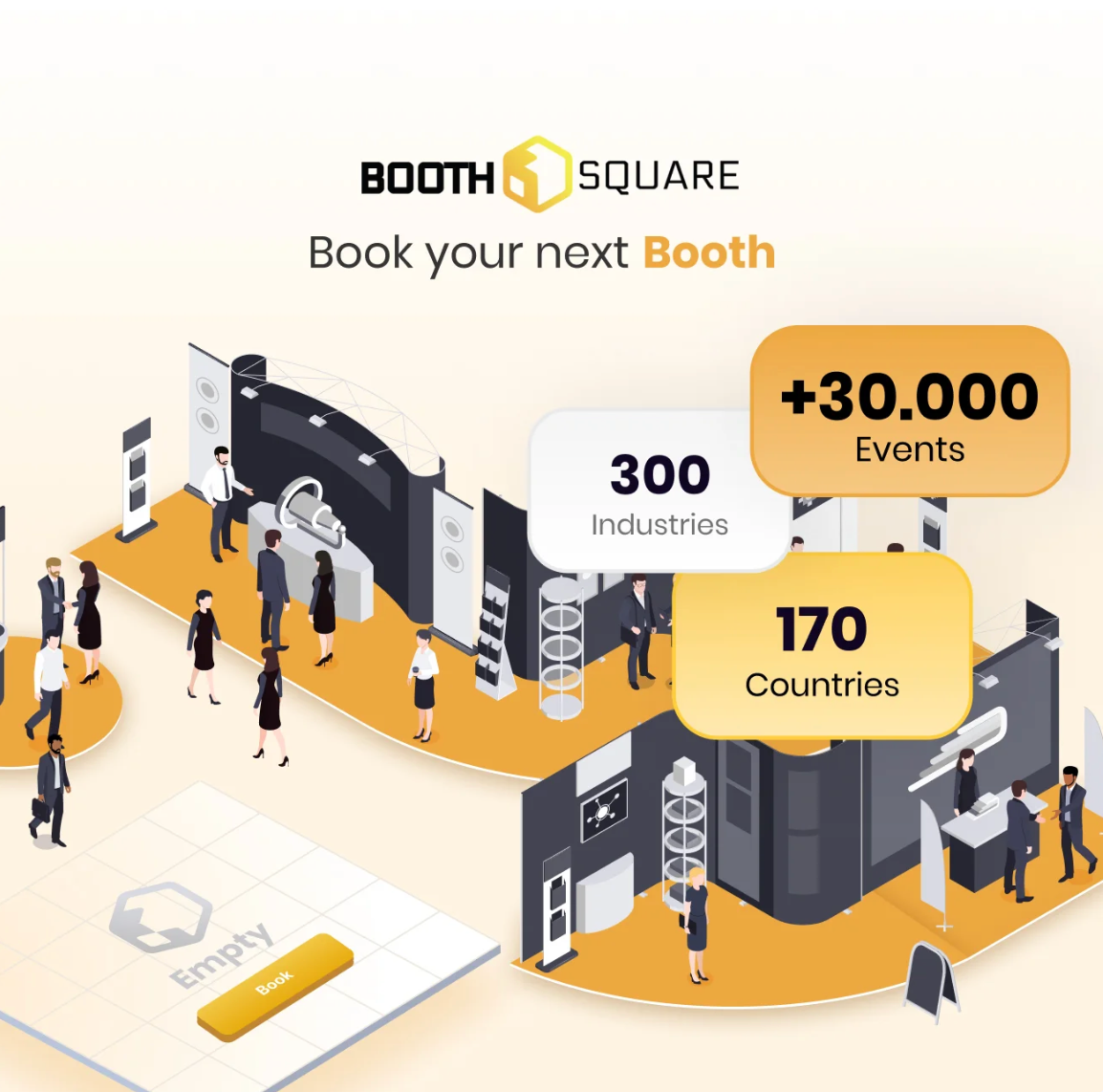 Visuel de la solution BoothSquare